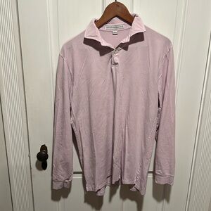 Holderness & Bourne Periwinkle Long Sleeve Polo